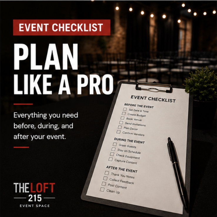 Event Checklist